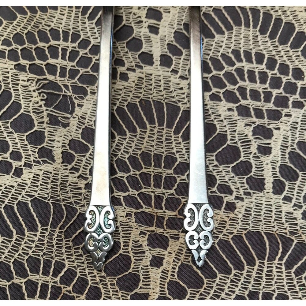 1968 International Silver Triumph Dinner Forks Set of Two Silverplate Vintage